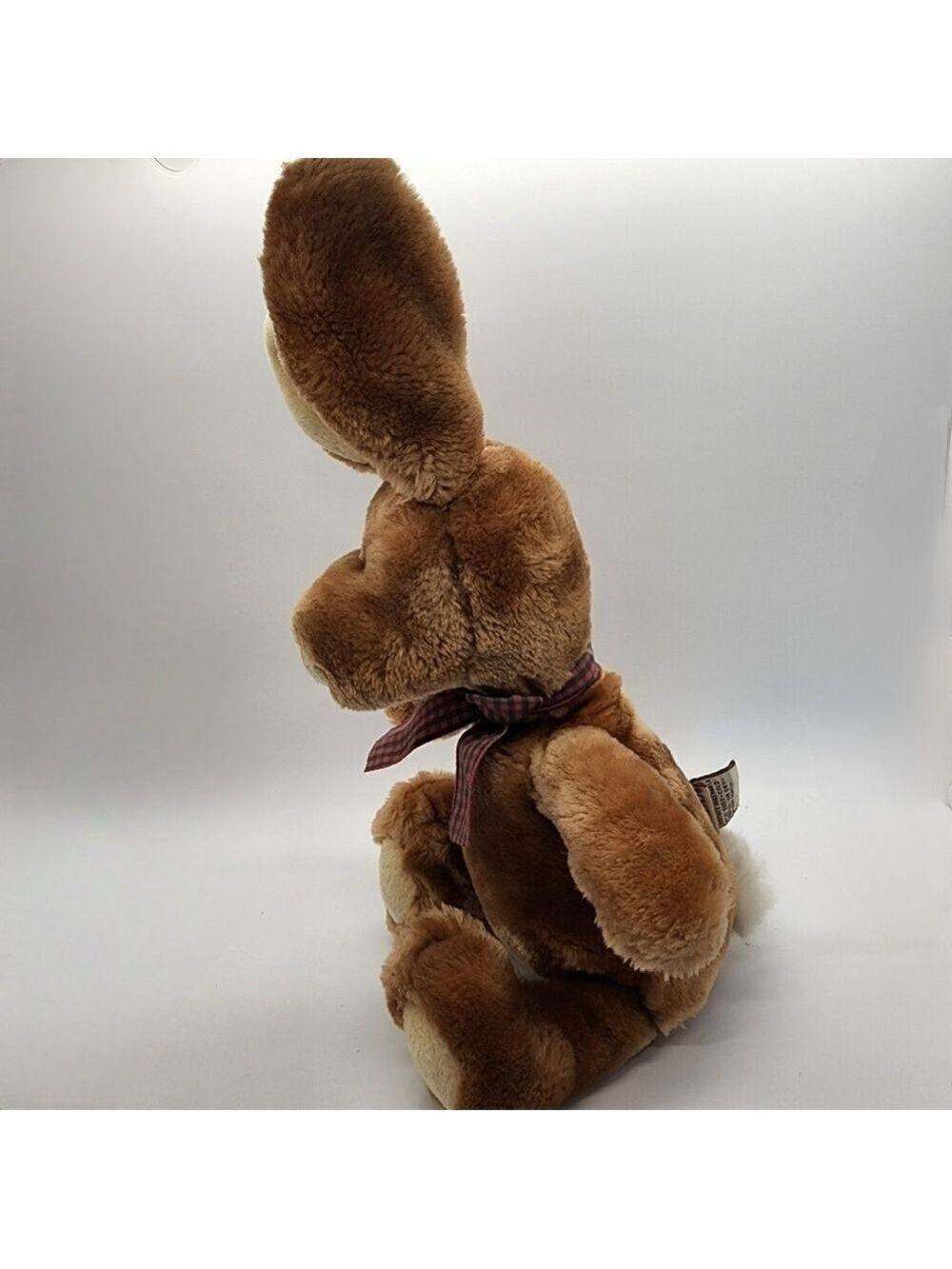 GUND Vintage Clover the Brown Bunny rabbit long snoopy face plush stuffed animal - Picture 6 of 14